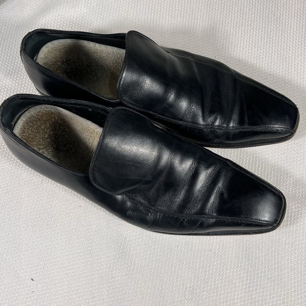 Dolce &‎ Gabbana Men’s Black Leather Slip On Loafers Size 9. - Picture 11 of 16